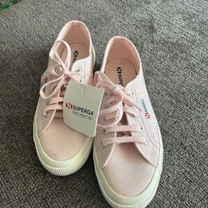 Superga Light Pink Canvas Shoes